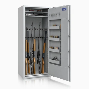 Szafa na broń długą klasa I St. Gallen WF MAX 20 szt. 160 cm szara – zamek elektroniczny